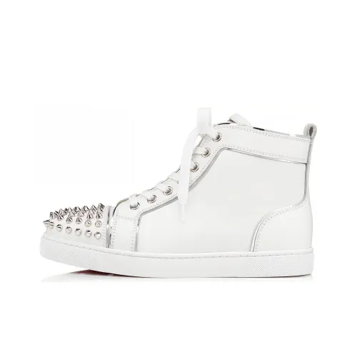 CL Lou Spikes Высокий Топ Стильные Скейтбординги Женские Белые