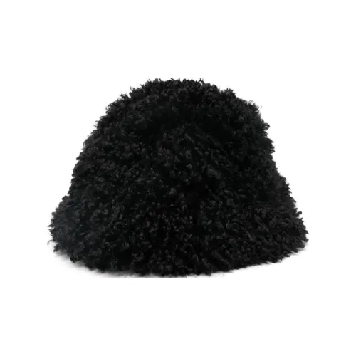 NINA RICCI Вязаные соломенные шляпы Женские Черный