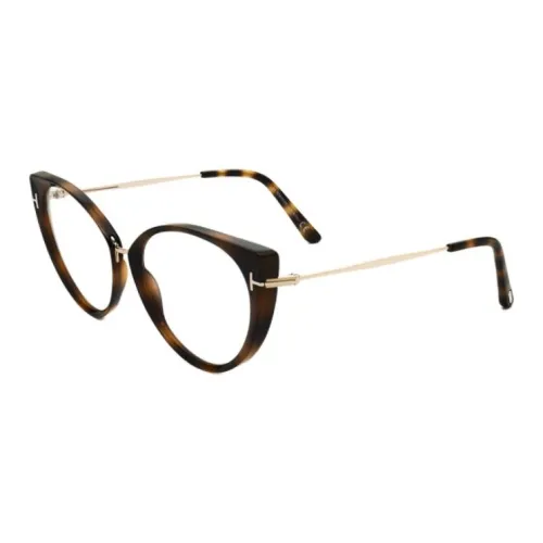TOM FORD Металлический ацетат Оправа для очков Кошачий глаз Женская Черепаховый