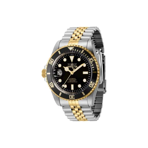 INVICTA Мужские часы Автоматический механический механизм ремешок из нержавеющей стали 42 мм черный циферблат