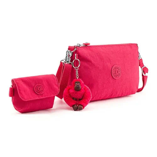 Kipling Нейлоновая Сумка через плечо Стандартная Женская SHARP Розовая Солнечно-желтая