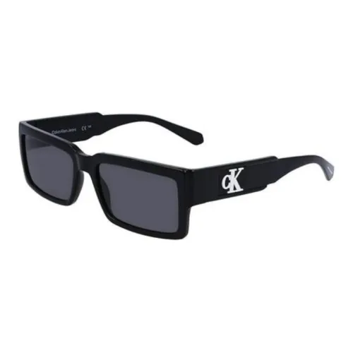CALVIN KLEIN Вакуумно-формованные Прямоугольные Солнцезащитные очки Мужские Черные