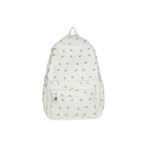 BAODIDAISHU Холст Рюкзак Стандартный Женский Айвори Розовый Светло-Синий
