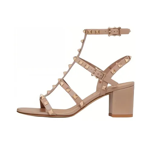 Valentino Rockstud One Ремень Сандалии Женские Хаки