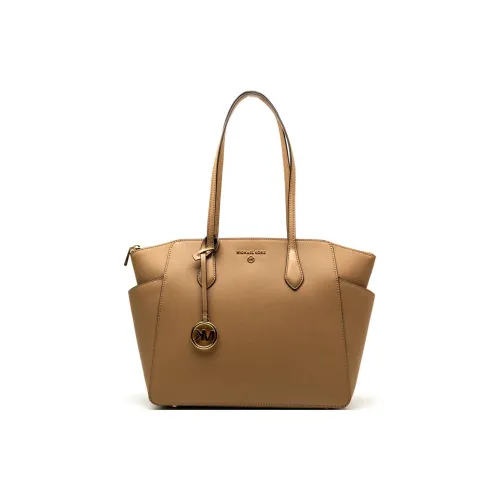 MICHAEL KORS Marilyn Saffiano кожа плечевая сумка женская цвет верблюжий