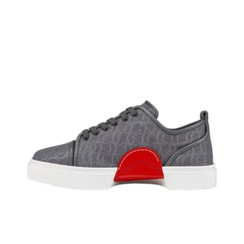 CL Устойчивые к истиранию низкие кроссовки для скейтбординга Мужские Серый Красный