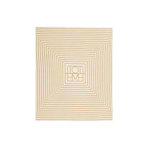 TOTEME Шелковые шарфы для женщин желтый