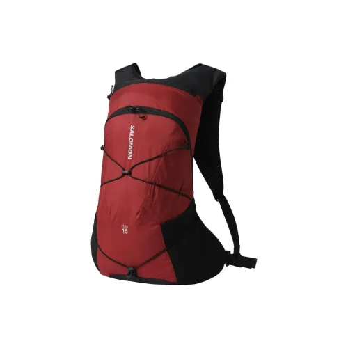 SALOMON Переработанный полиэстер На открытом воздухе Альпинистский рюкзак Рюкзак Стандартный Унисекс Темно-красный