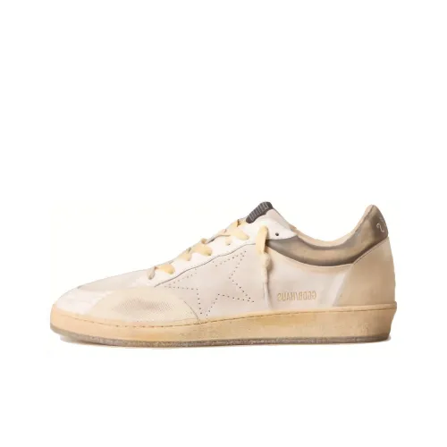 Golden Goose Ball Star Скейтборд Кроссовки Низкие Бежевые Мужские