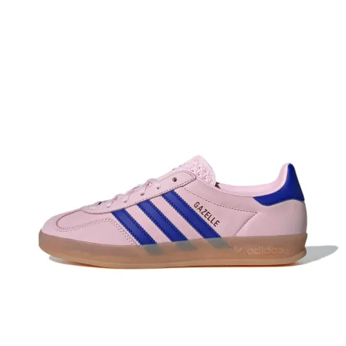 Adidas Originals Gazelle Abrasion Resistant Низкие Кроссовки для скейтбординга Женские Розовые