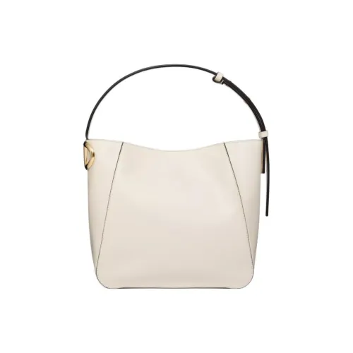 Valentino Vlogo Napa Leg Кожа Сумка Сумка через плечо Женская Айвори