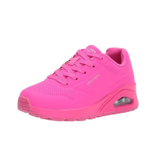 Skechers Uno Casual Low Top Pink Women's