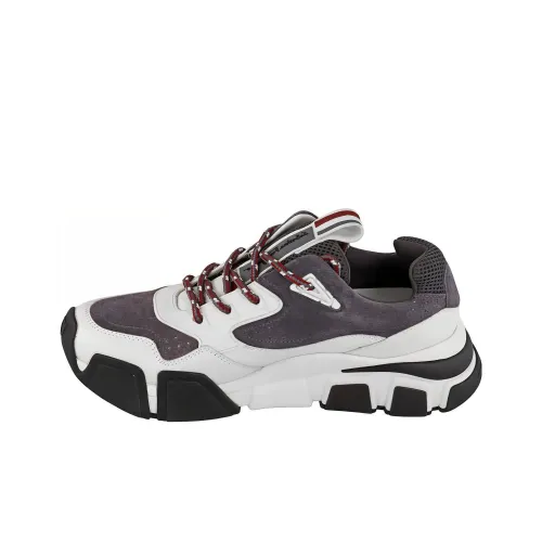 Ferragamo Низкий топ Повседневная обувь Мужская Черный Серый