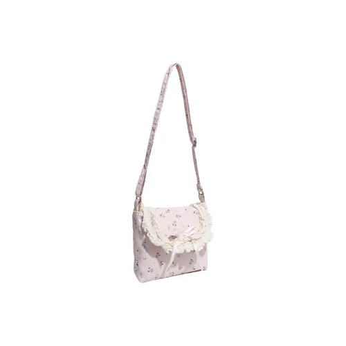 Elsvet Canvas Bag Crossbody Bag Shoulder Bag Standard Women's Lotus Pink