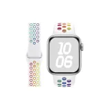 Белый, многоцветный, радужный