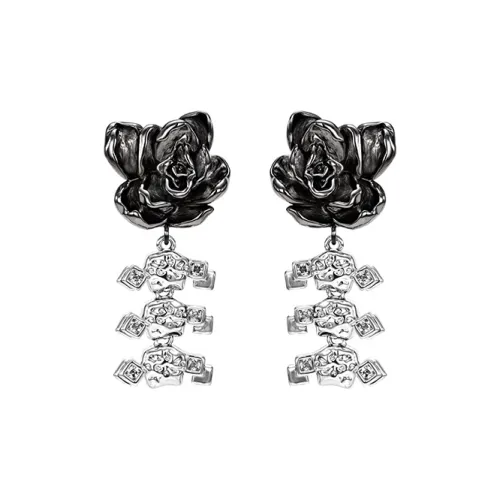 LNERATO Серьги из стерлингового серебра 925 пробы с заклепками покрытые золотом медные женские