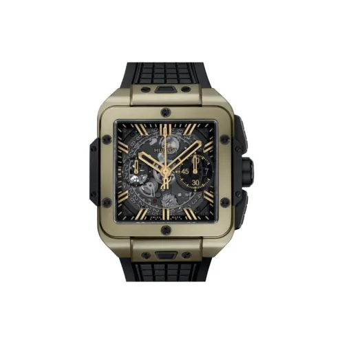 HUBLOT Автоматический Механический Часы Мужские 42 мм Черепный Циферблат Резиновый Ремешок