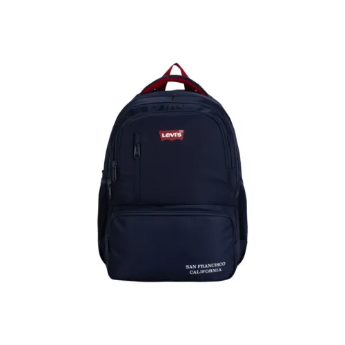 Levi's Устойчивый к истиранию полиамидный рюкзак стандартный унисекс темно-синий