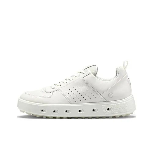 Ecco Street 720 Series Легкий Низкий Топ Скейтборд Кроссовки Мужские Белые