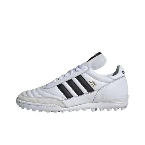 Adidas MUNDIAL Slip-resistant Abrasion-resistant Футбольные бутсы Унисекс Белый Черный