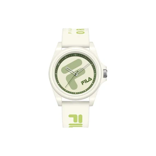 FILA Dreamy Castle Collection Моне Зеленый Кварцевые Часы Силиконовый Ремешок Бежевый Циферблат Унисекс
