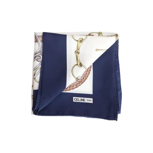 CELINE Шелковые шарфы Женские Белый