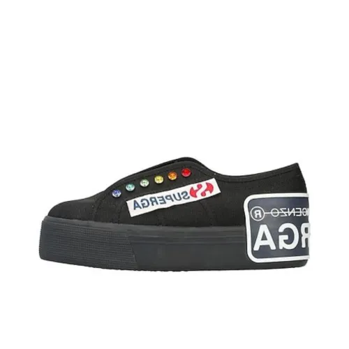 SUPERGA Низкие кеды мужские черные