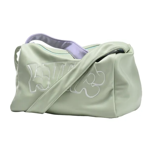 LOVVVVE ПУ (полиуретан) Фитнес Йога Сумка Сумка через плечо Стандартная Женская Зеленая