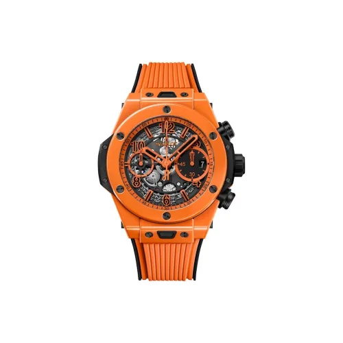 HUBLOT Автоматический Механический Механизм Унисекс Часы 42 мм Соска Черепный Циферблат Керамические Чехлы для Часов Резиновый Ремешок