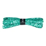 Зеленый шнурок с узором "пейсли", одиночная упаковка