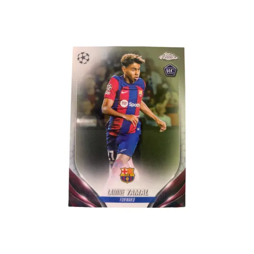 Topps 23 24 c Барса Yamal Новые звезды Стандартный размер Основа Карта Common Карта Качество Звезда Карта Товар Прошёл