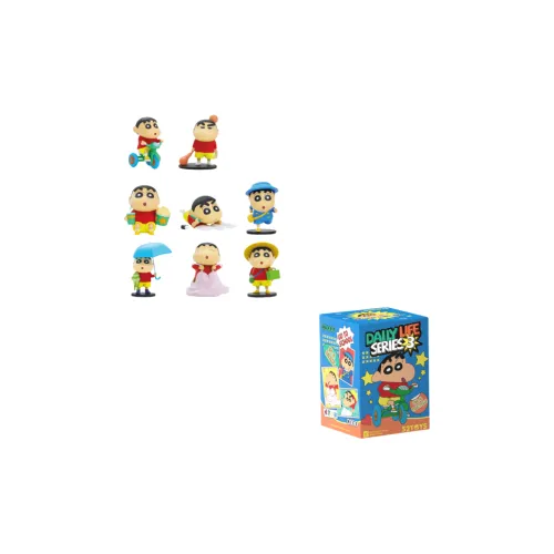 52TOYS Everyday Collection 3 Карандаш SHIN Chan Персонажи Слепые коробки Один Mystery Коробка Целая коробка 8 шт