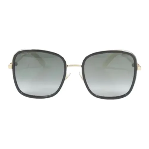 Jimmy Choo Пластик Квадратные Солнцезащитные очки Мужские Черные