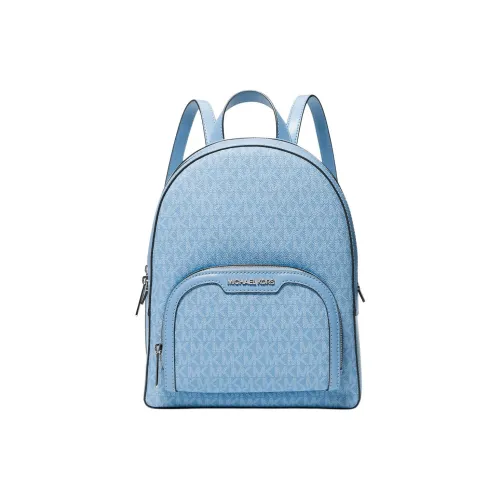 MICHAEL KORS Jaycee Покрытый холст Рюкзак Средний Женский Синий