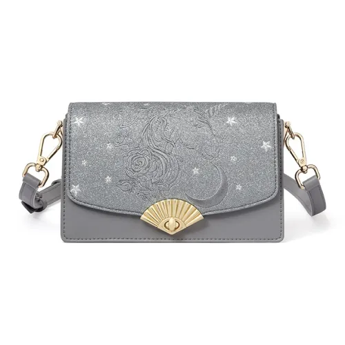 TUCANO Коровья кожа Сумка через плечо Сумка на плечо Женская серебряная Лунный свет Серый