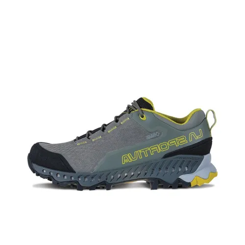 LA SPORTIVA Уличная обувь Низкий топ Серый Желтый Мужской