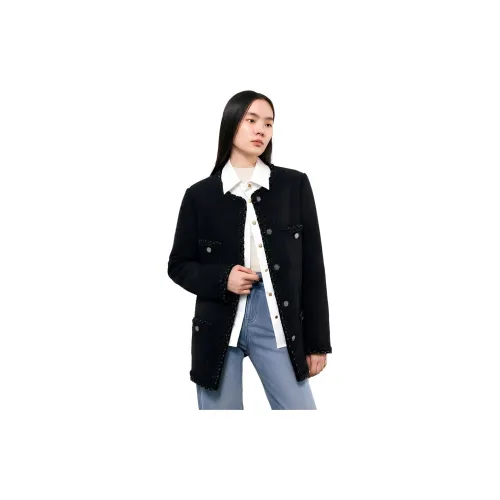 TKY SHOP Элегантные черные женские куртки