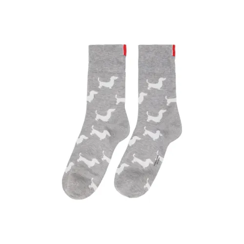 THOM BROWNE 1 шт Серый Женские Носки MID до икры