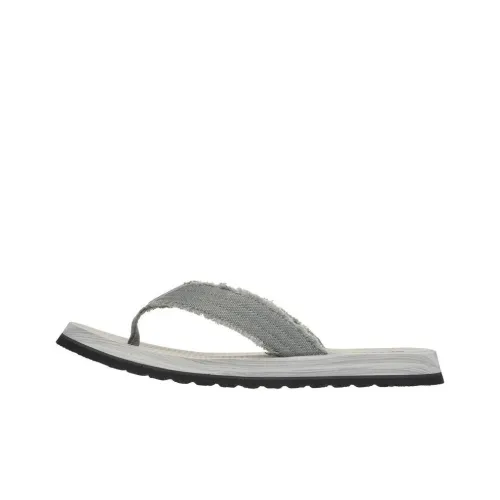 Skechers Устойчивые к истиранию Шлепанцы Мужские Серые