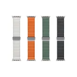 Темно-серый / Off-road Широкий Ткани в рубчик с ребристой отделкой Ремешок