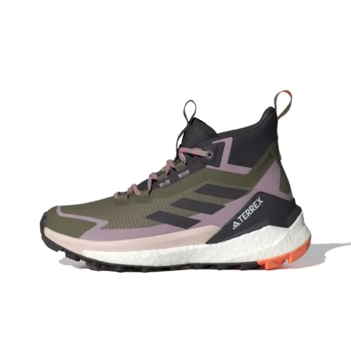 adidas TERREX FREE HIKER 2,0 Противоскользящий устойчивый к истиранию высокий топ походная обувь для мужчин черный зеленый