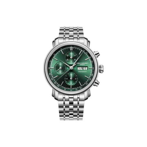 EMILE CHOURIET Автоматический Механический Механизм Мужские Часы 42 мм Зеленый