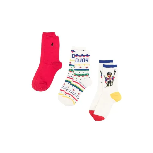 Polo Ralph Lauren SS23 Носки Crew Женские упаковка из 3 пар