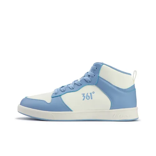 361° Air Force One Slip-resistant Abrasion-resistant MID Топ Скейтборд Кроссовки Мужской Feather White Sky Blue