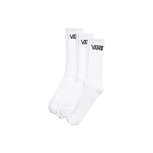 VANS Белые Мужские Носки до икры MID