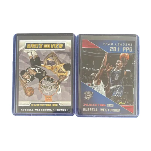 Panini 2015 Panini Thunder Russell Westbrook Teca 2 Карточки пройдет Through Коллекция Спортивных Карт 2 шт