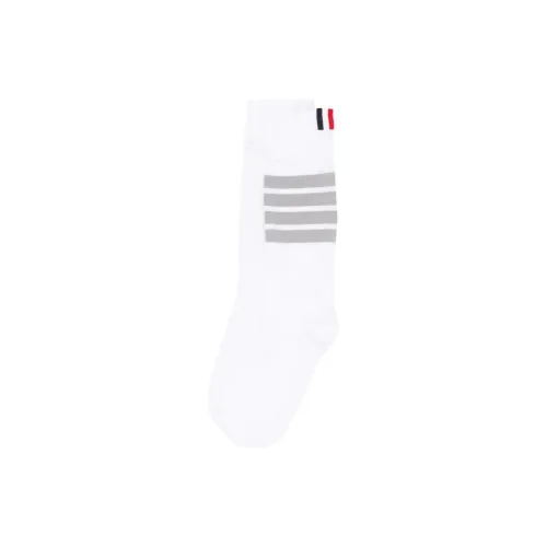 THOM BROWNE 1 шт Белые Женские Носки MID до икры