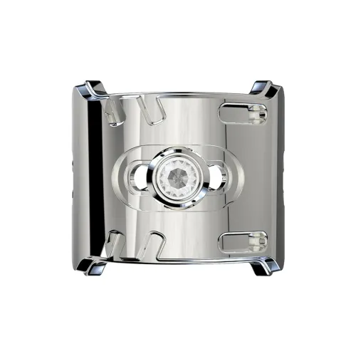 YURITAN Кольца из меди с покрытием из белого золота унисекс