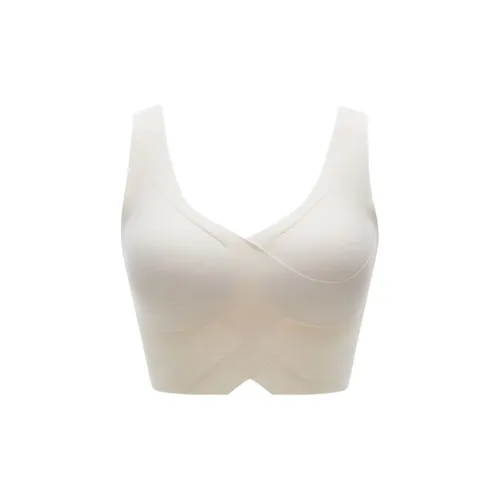 DUOQINGMAO Бюстгальтер Женский Шампанский Белый
