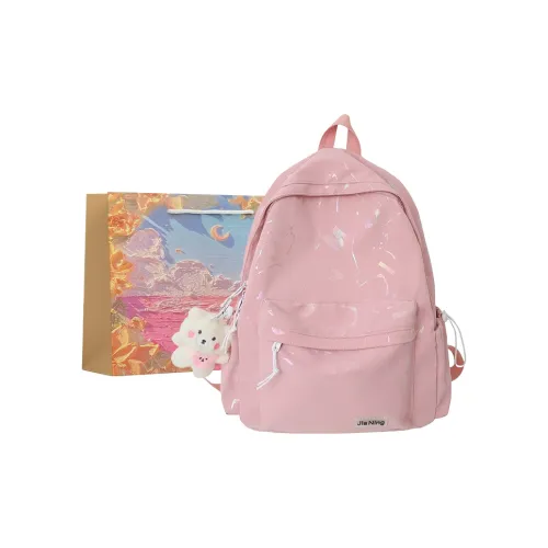 BRINCH Нейлон Рюкзак Унисекс Розовый Синий Черный Белый